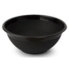BBC SOUP BOWL PLASTIC BLACK