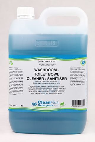 WASHROOM TOILET SANITISER 5LTR 34002