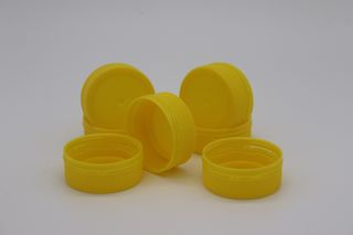 PET LID YELLOW  FIT 300 & 500 CLEAR BOT