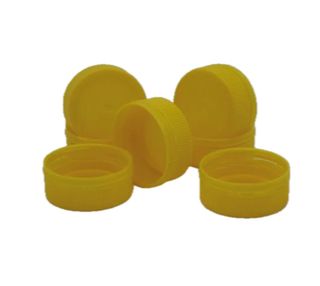 PET LID YELLOW  FIT 300 & 500 (100)