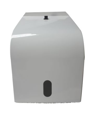 METAL WHITE ROLL TOWEL DISPENSER P0103
