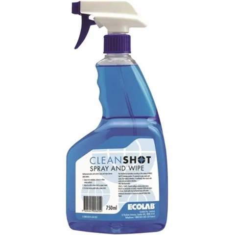 CLEAN SHOT SPRAY AND WIPE 6 X 750ML