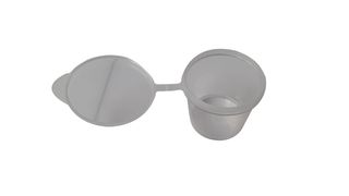 35ML HINGED PORTION CUP 1OZ (SLV)