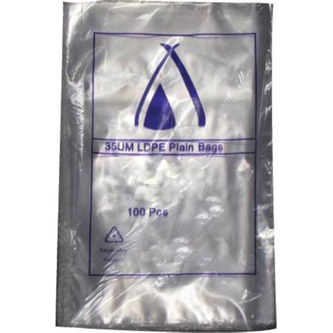 POLY BAG 18X10 (35UM) 255X455MM CTN