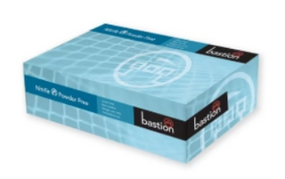 NITRILE GLOVE P-FREE BLUE MEDIUM (PKT)