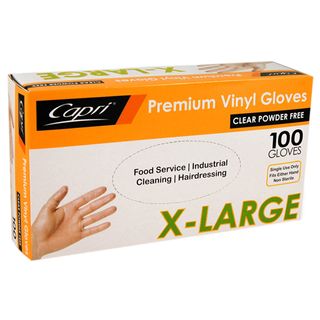 VINYL GLOVE P-FREE EX LARGE