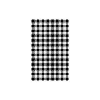 CHECK GREASEPROOF BLACK (GINGHAM)