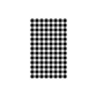 CHECK GREASEPROOF BLACK (GINGHAM)