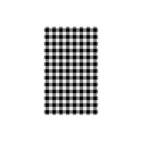 CHECK GREASEPROOF BLACK (GINGHAM)