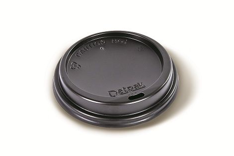 LID 12oz BLACK SMOOTH DETPAK (SLV)