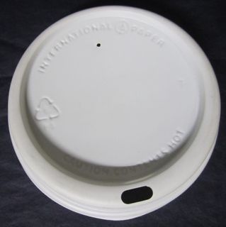 LID 8oz WHITE IP