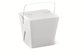 26OZ FOOD PAIL WHITE WITH HANDLE