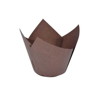 PARCHMENT MUFFIN WRAP  BROWN P60R X 165