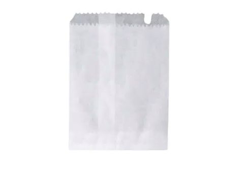 8OZ WHITE PAPER BAG 1/2  165 X 110 MM