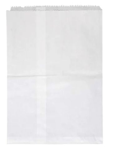 10F WHITE PAPER BAG 370 X 270 MM