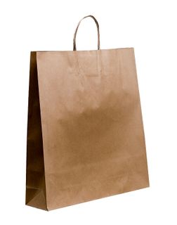 LARGE (B) TWIST PAPER BAG 500X450+120