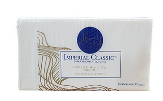 I/LEAF HAND TOWEL IMPERIAL CLASSIC IC24150
