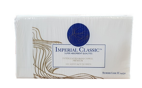 I/LEAF HAND TOWEL IMPERIAL CLASSIC IC24150
