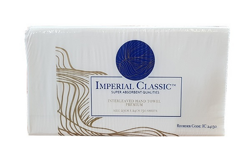 I/LEAF HAND TOWEL IC24150 IMPERIAL CLASSIC