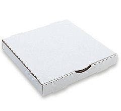 13 IN PIZZA PLAIN WHITE E FLUTE (100)