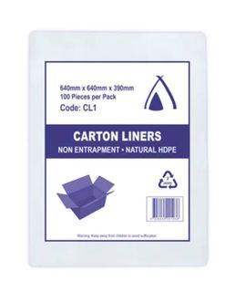 CARTON LINER 640X640X390MM