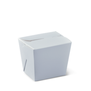 #8OZ FOOD PAIL WHITE NO HANDLE SLV