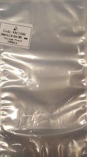 300X165MM 70UM VACUUM BAGS (SLV)