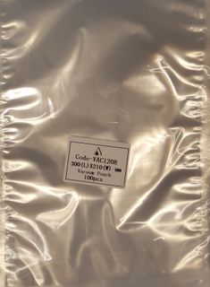 300X210MM 70UM VACUUM BAGS (SLV)