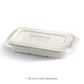PIN PET LID FOR 750- 1300ML RECT CONT