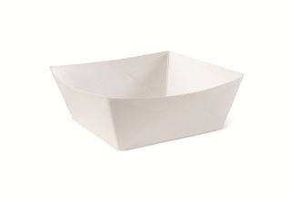 TRAY #7 SQUARE WHITE 95X95X50MM