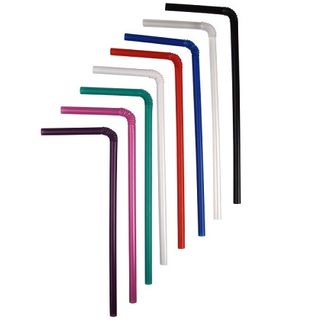 FLEXI STRAW WHITE SLV