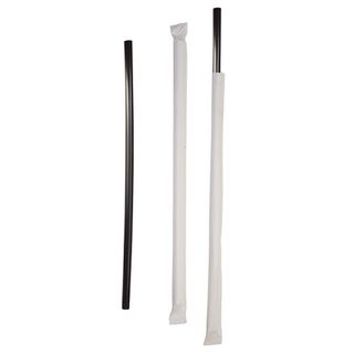 IND.WRAPPED SPOON STRAWS RED