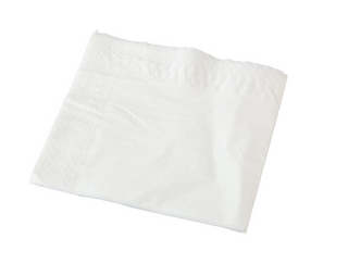 2PLY 1/4 FOLD LUNCH WHITE NAPKIN