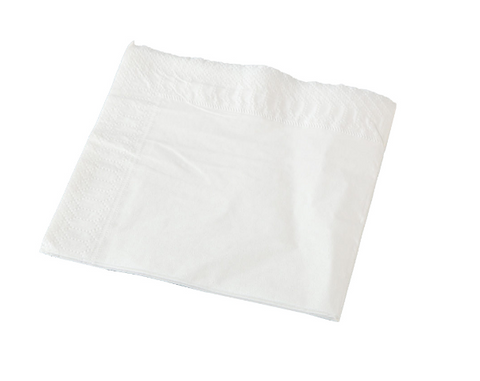 2PLY 1/4 FOLD LUNCH WHITE NAPKIN (PKT)