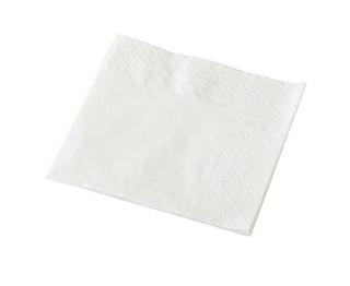 2PLY COCKTAIL WHITE NAPKIN
