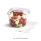 BIO 500ML BOWL- 121MM CLEAR P-500 (SLV)