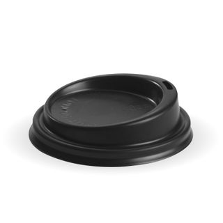 LID 8oz BLACK BIO PS (80) BCL-8B