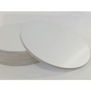12' (305MM) MILK BOARD ROUND WHITE