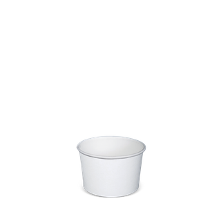 3OZ ROUND ICE CREAM BOWL WHITE PAPER