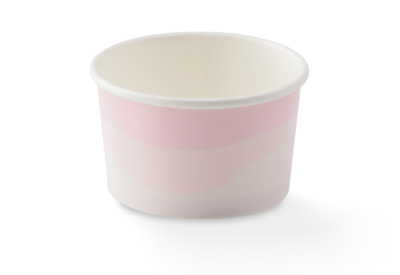 3OZ ROUND ICE CREAM BOWL GLACIER PAPER
