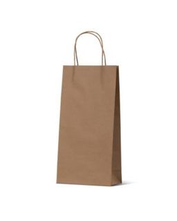 PAPER WINE BAG DOUBLE TWIST WB2