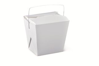 32OZ FOOD PAIL WHITE WITH HANDLE (SLV)
