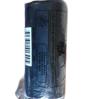 18 LTR KITCHEN TIDY BIN LINER BLACK
