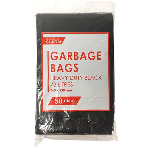 77  LT HEAVY DUTY BIN LINER BLACK  (250)