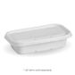 BIOPAK WHITE REC LID FOR 750-1000ML B-LBL-W