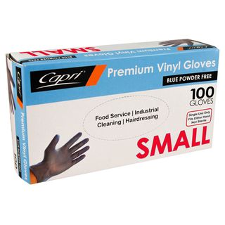 VINYL GLOVE P-FREE BLUE SMALL