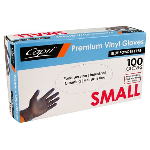 VINYL GLOVE P-FREE BLUE SMALL