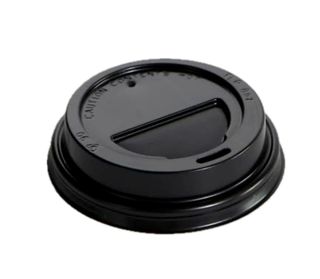 LID 8oz BLACK SIPPER 8SLBPP