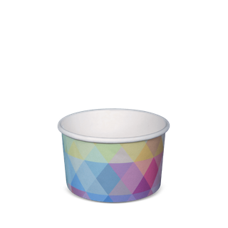 5OZ ROUND ICE CREAM BOWL GLACIER PAPER