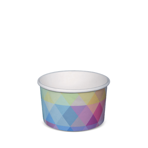 5OZ ROUND ICE CREAM BOWL GLACIER PAPER